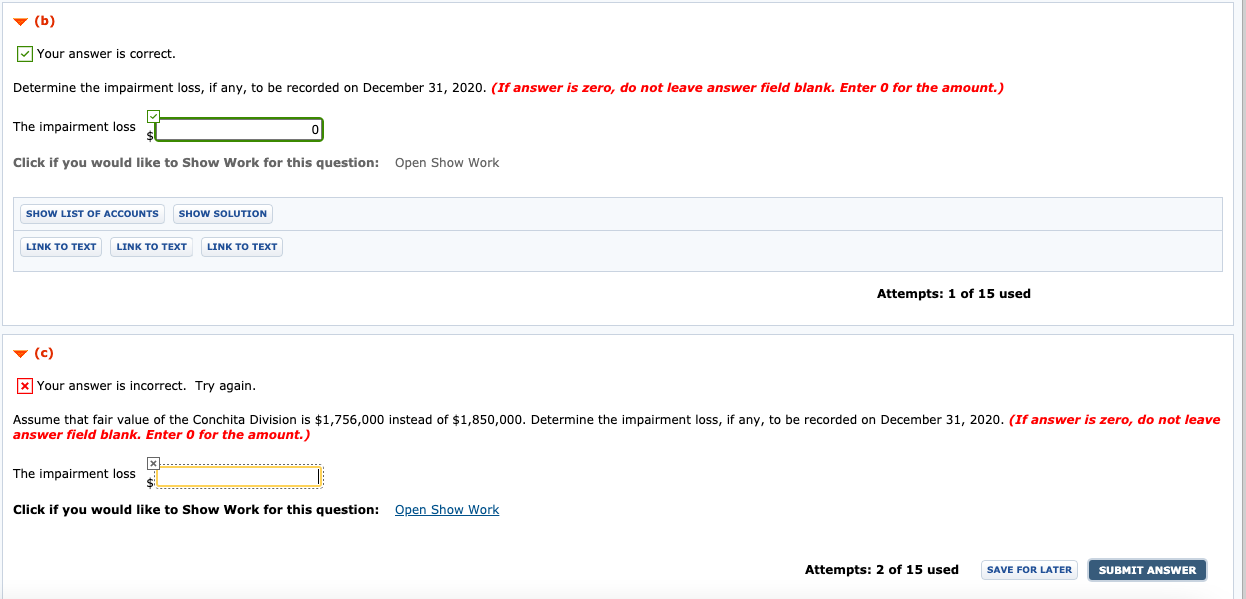 Submission) On July 31, 2020, Carla Vista Company paid $3,000,000 to acquire