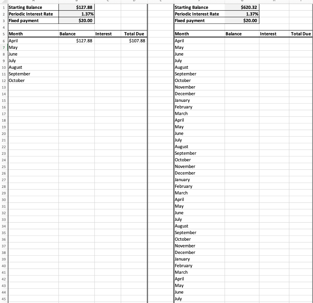 Below is a sample credit card statement with a statement date of
