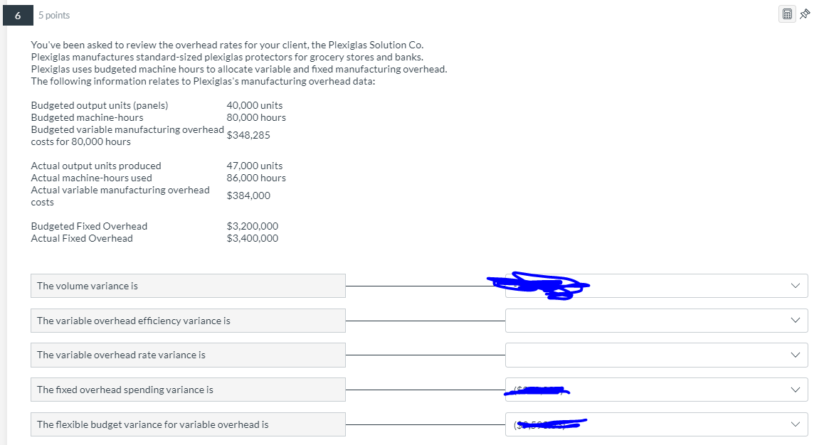  Can you please answer all 6 5 points You've been asked