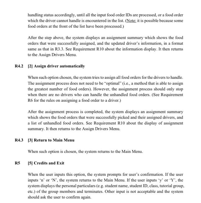 problems. Introduction In this assignment, you are going to develop a "Food