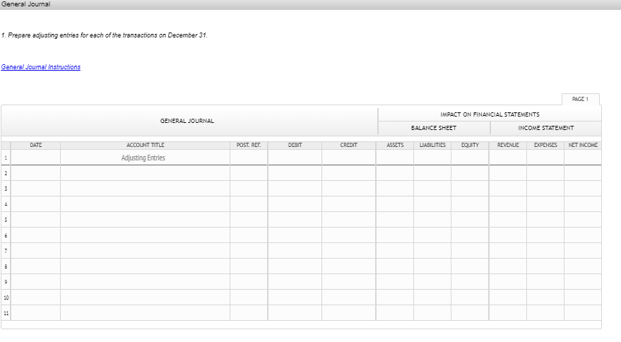 stores. The following data have been collected to aid in the preparation