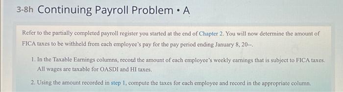 a newly formed corporation. At the end of subsequent cirapters, information will