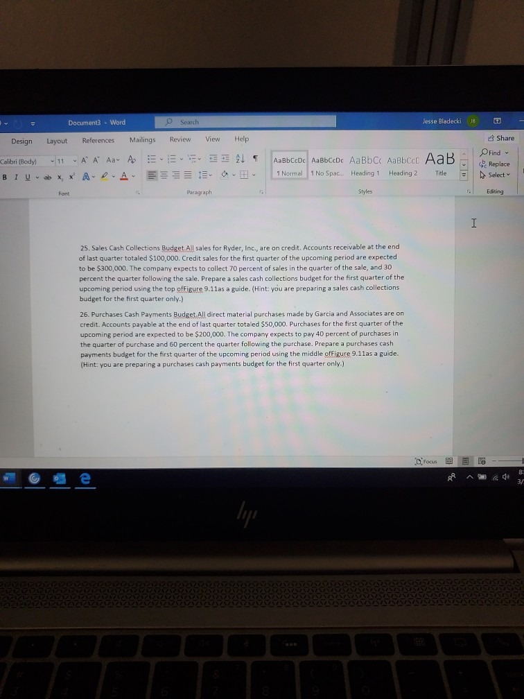  Search Jesse Bladecki B - Review View - Document3 - Word