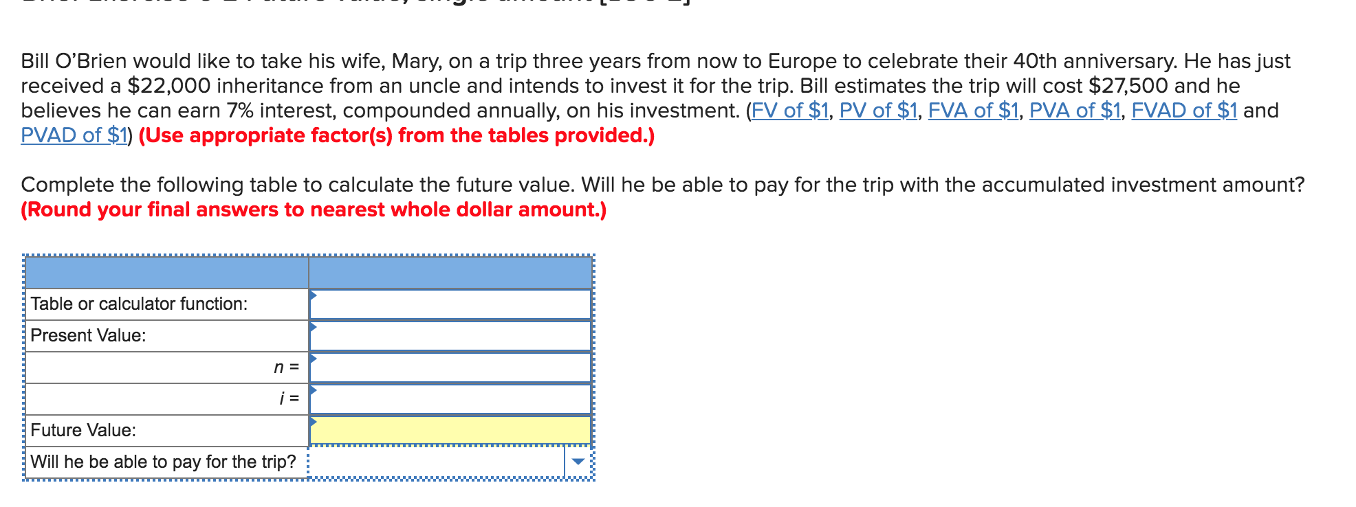all the same for each question Bill O'Brien would like to