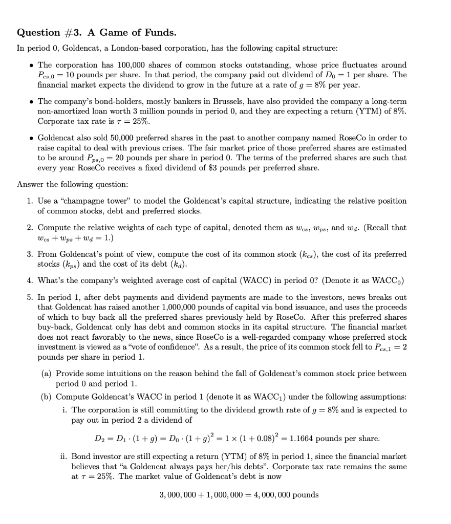 This is ONE, multi-step question. Please show all steps and specify which