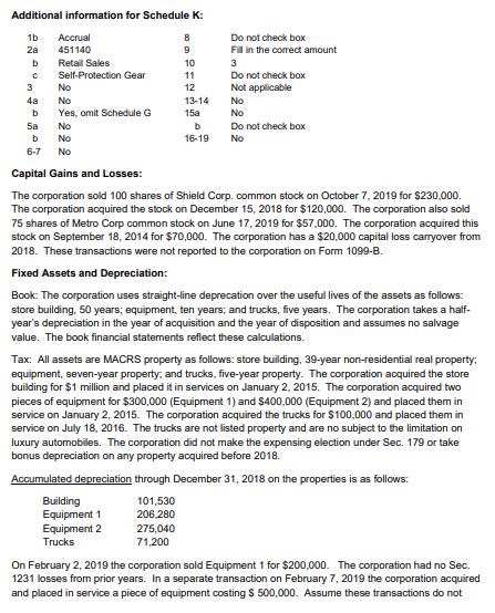 post the correct tax return images C Corporation Tax Return Banner, Inc.