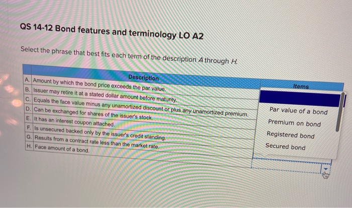the issuer's credit standing. G. Results from a contract rate less than