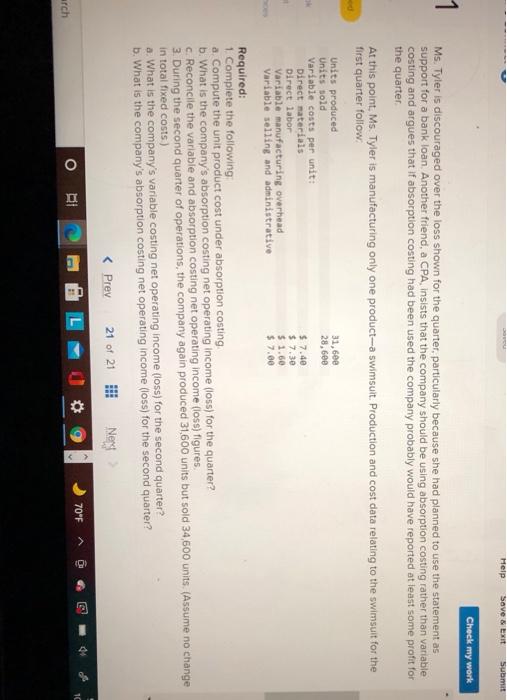 Fluctuate (L06-1, LO6-2, LO6-3 Tami Tyler opened Tami's Creations, Incorporated, a small