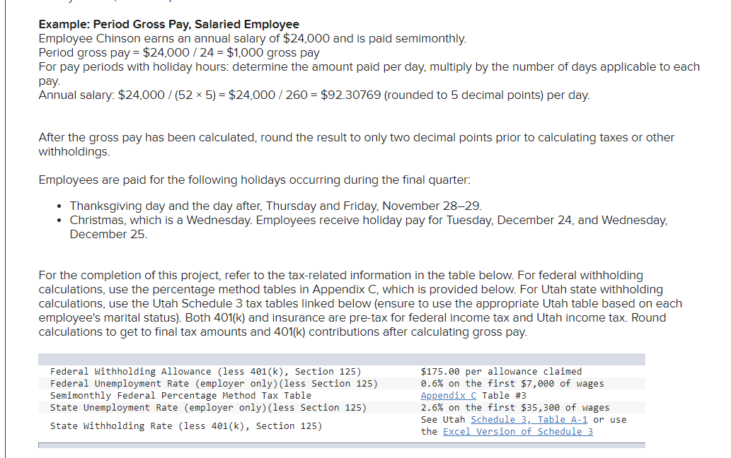 the employee gross pay for December 31? Required information Appendix A Continuing