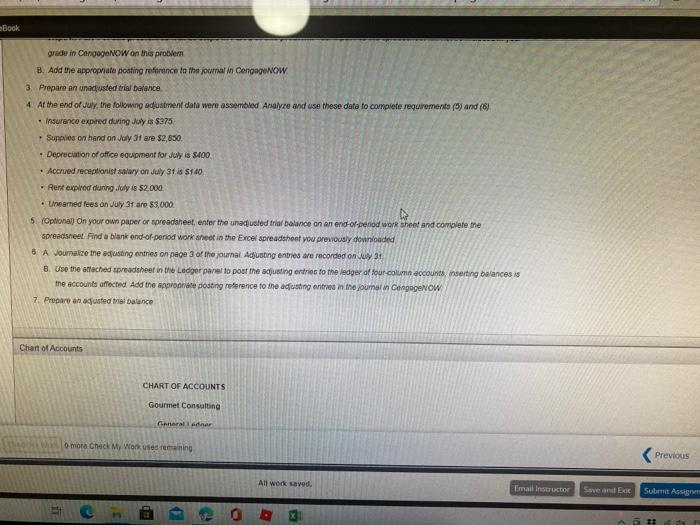 Trial Balance Instructions For the past several years, Jolene Upton is operated