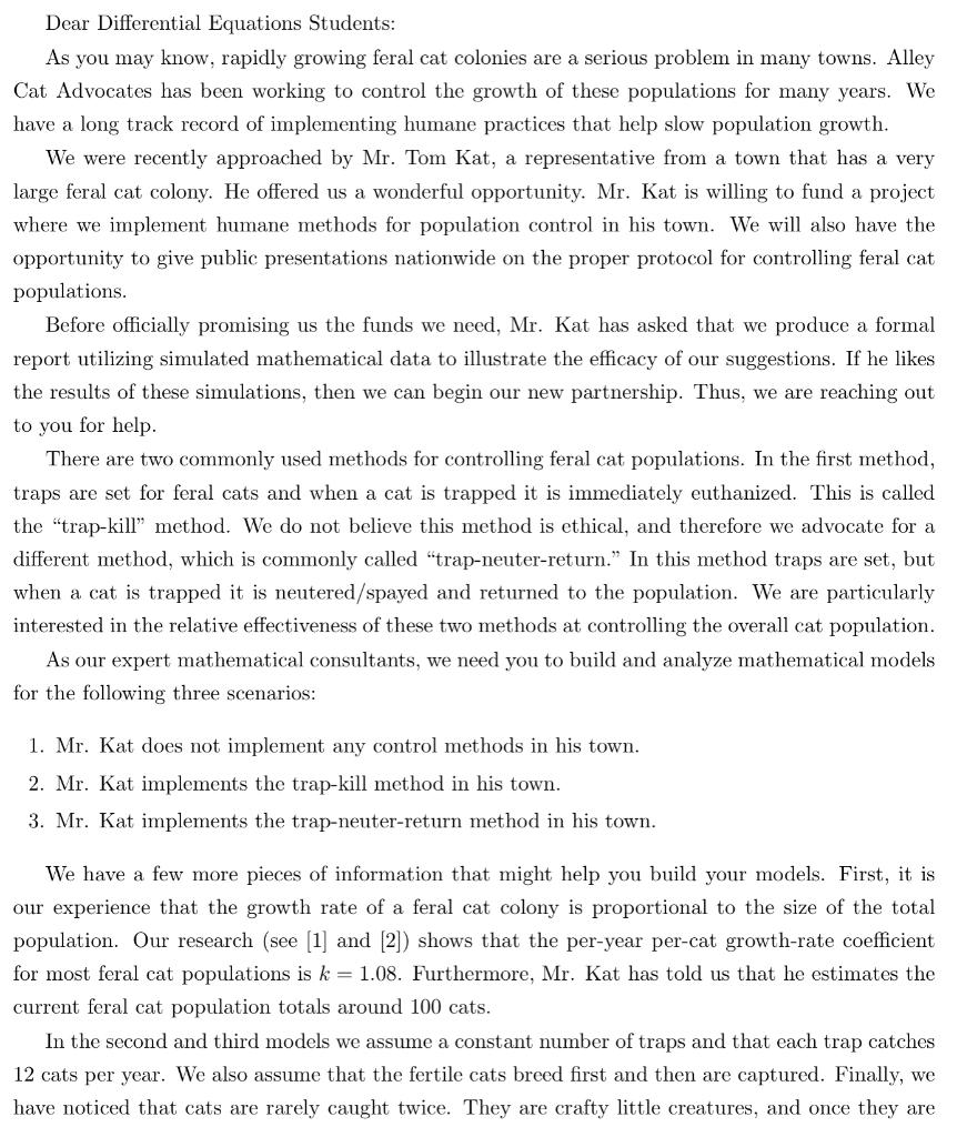 Please help create equations and provide insight on how. All help is