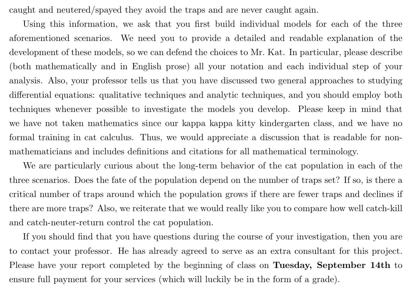 appreciated. Dear Differential Equations Students: As you may know, rapidly growing feral