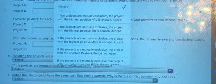 2 5 0 1 3 4 Project M Project N - $30,000