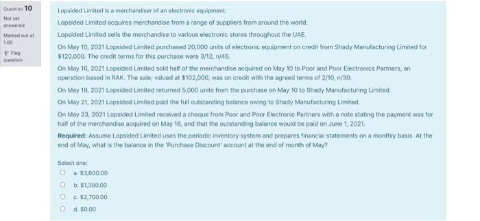 terms of 3/16, 1/30. The recommended listing price of the goods purchased