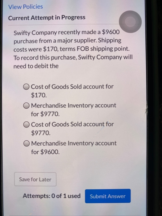 by $31100. O correct. O greater when weighted average cost is used.