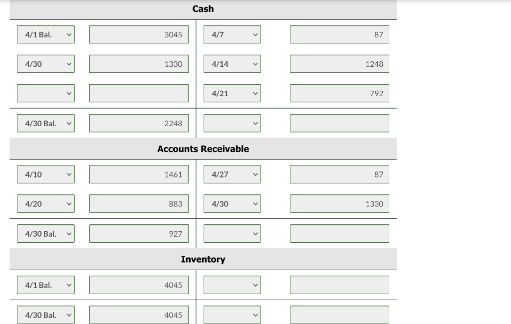 Purchased golf shoes, sweaters, and other accessories on account from Woods Sportswear