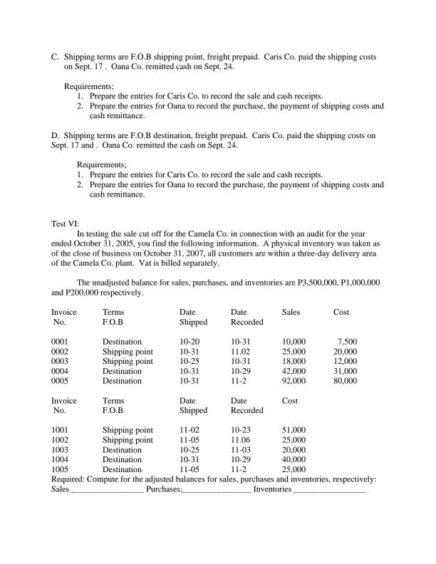 Sales discount. 50,000.00 Purchases... 1,120,000.00 Purchase Discount... 20,000.00 Merchandise Inventory Beginning 300,000.00