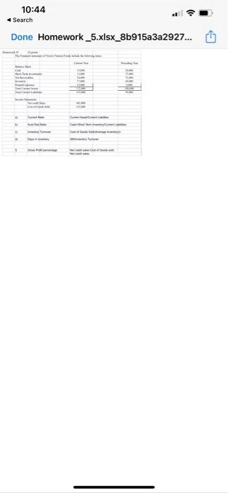 the above transaction. 10:35 Done Homework_2.xl: Homework 2-12-16 The following transaction occurred