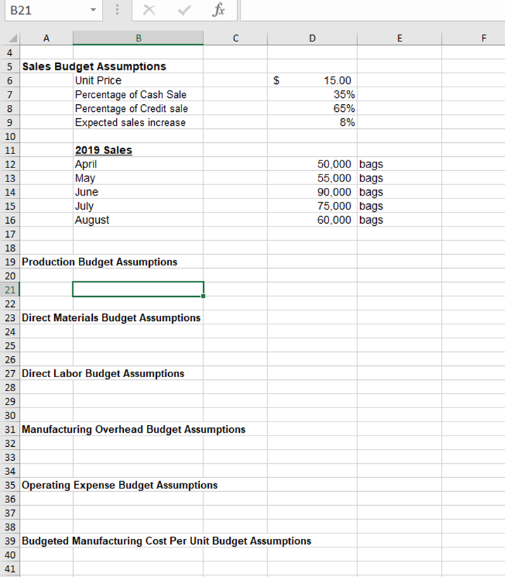 Please answer all and provide the formulas used in Excel, Thank