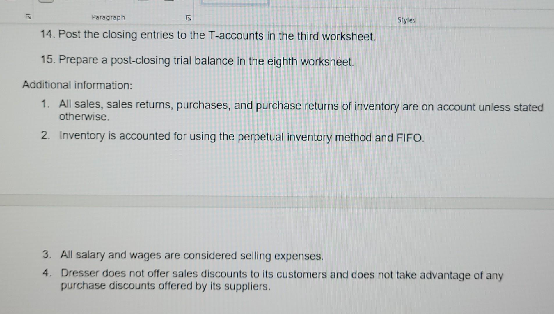 Company sells one product. This project summarizes the accounting cycle for 2021
