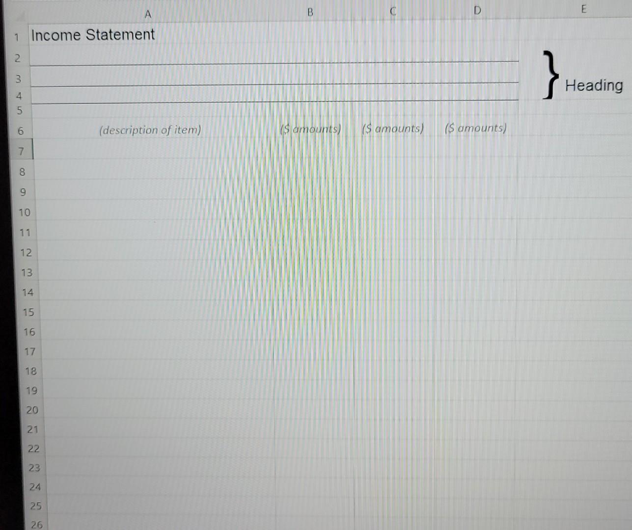 Record these adjusting journal entries in the fourth worksheet as well. 7.
