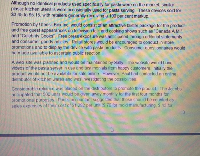 the case what concerns do you have with their business plan? What