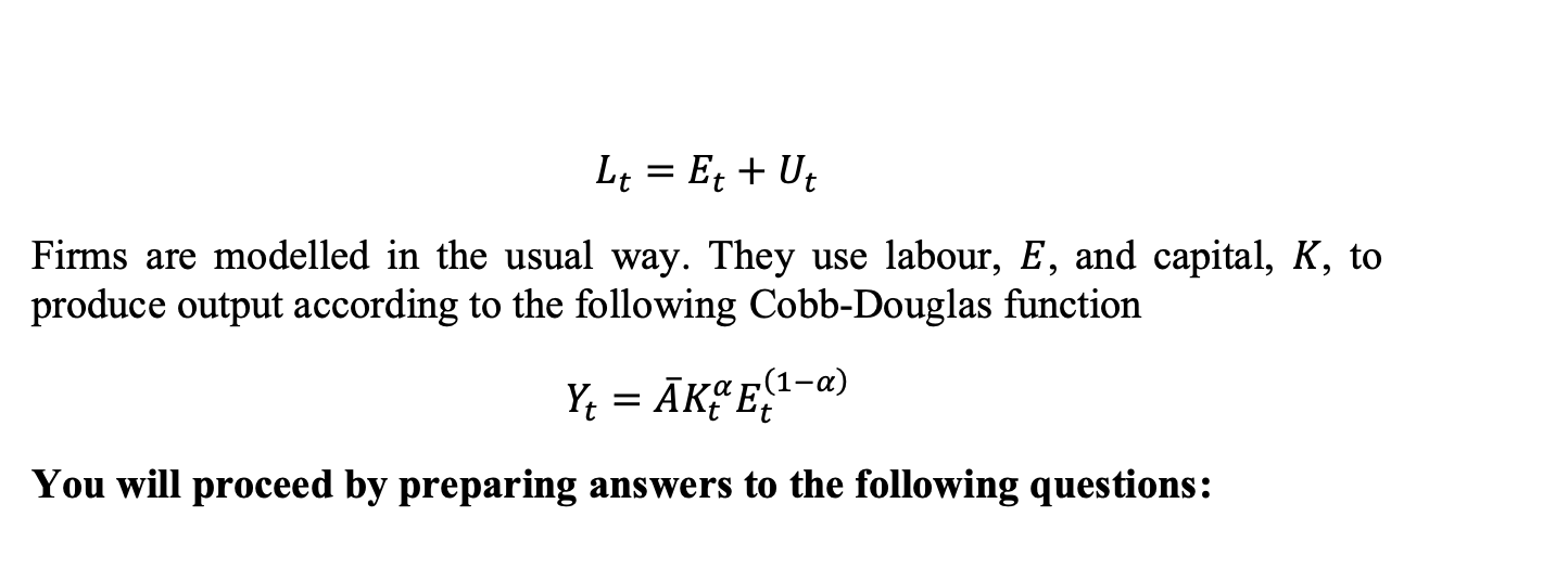 (1 t)w Et - 0 1+ where y > 0 drives the