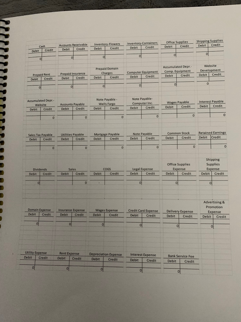 entered into the practice set, enter the adjusting journal entries. Next, create