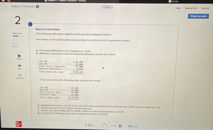  Dom 2. Chap er 2 Homework Connect Google Chapter 2 Homework
