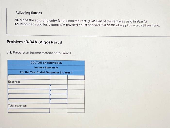 13-2, 13-3, 13-4 [The following information applies to the questions displayed below.]