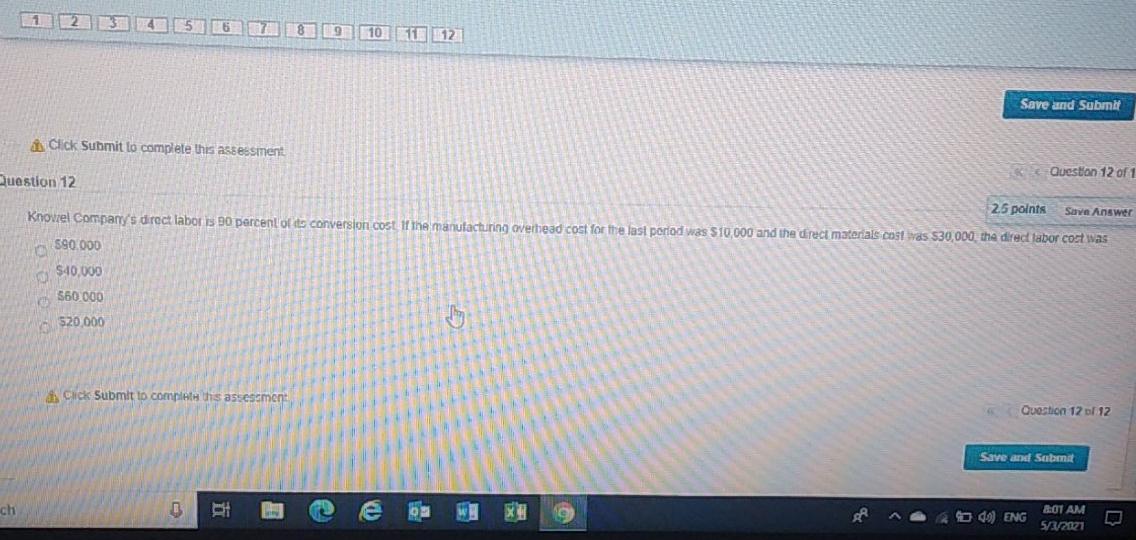  4:56 819 10 112 Save and Submit Click Submit to complete