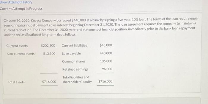  Show Attempt History Current Attempt in Progress On June 30, 2020,