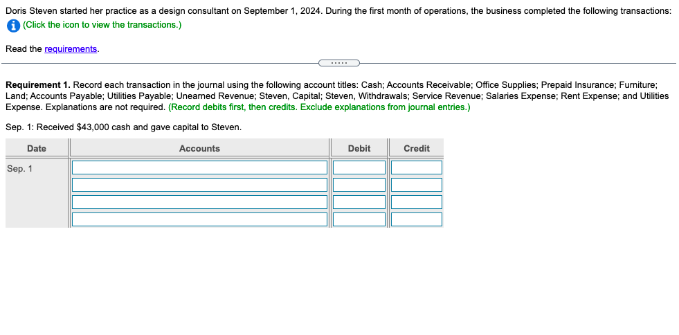 Doris Steven started her practice as a design consultant on September
