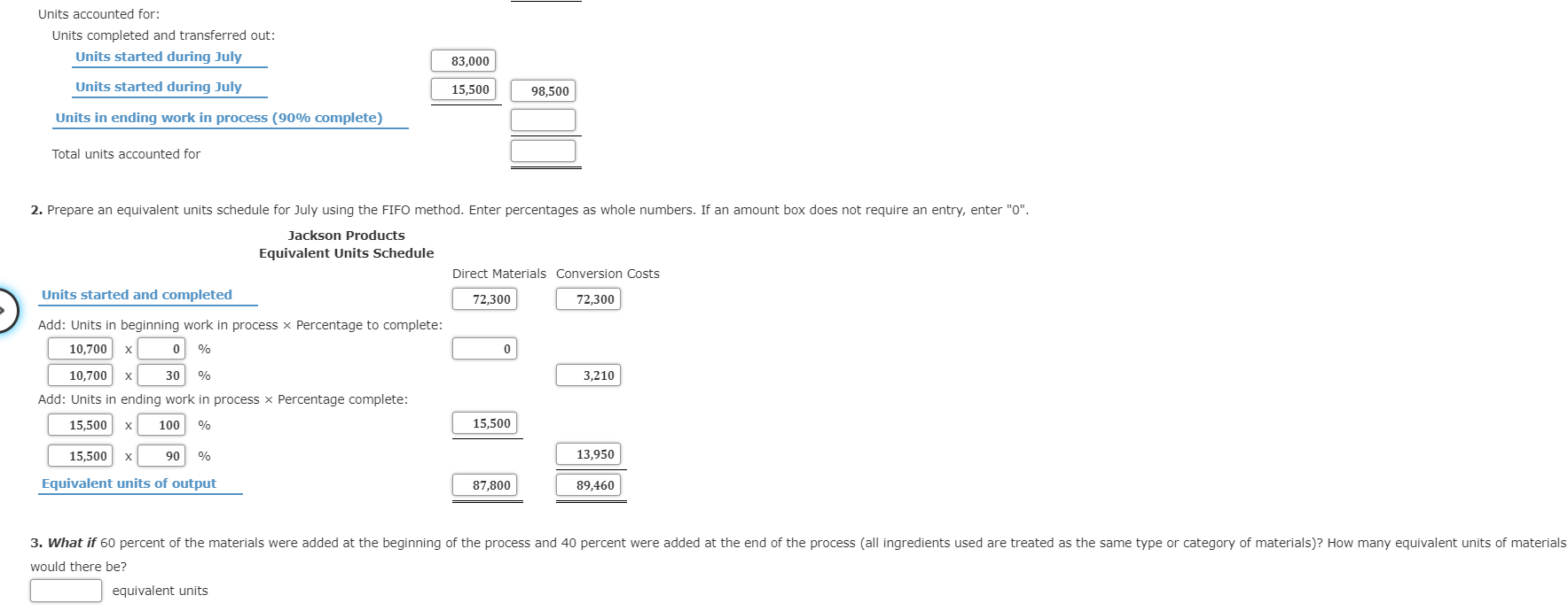 sauce using three departments: Cooking, Mixing, and Bottling. In the Cooking Department,