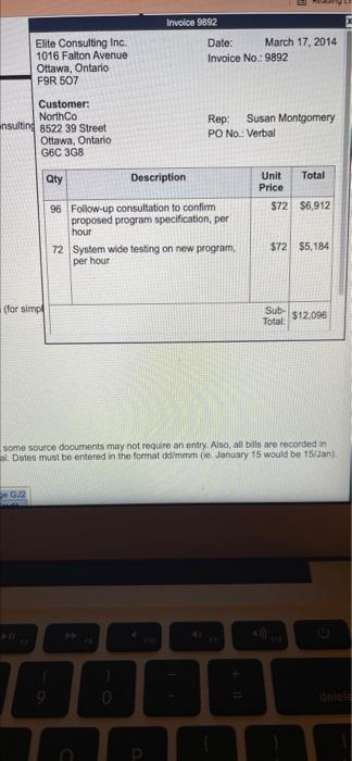 formality, please ready to day The following source documents from March Depo