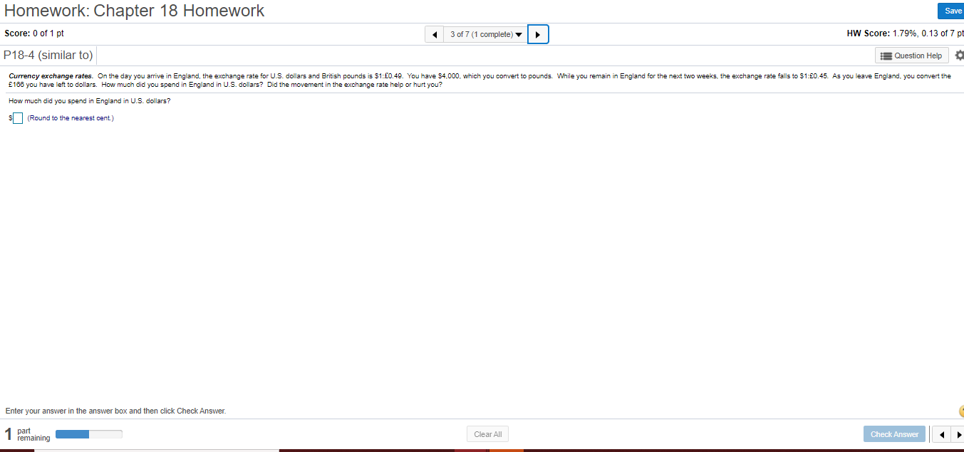Foreign exchange and commodity prices. While traveling in the following countries, you