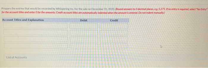 used for amortization purposes. (Round answers to decimal places, es 5.275.) December