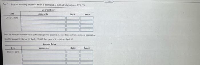 on account. All sales amounts are subject to a 4% sales tax.