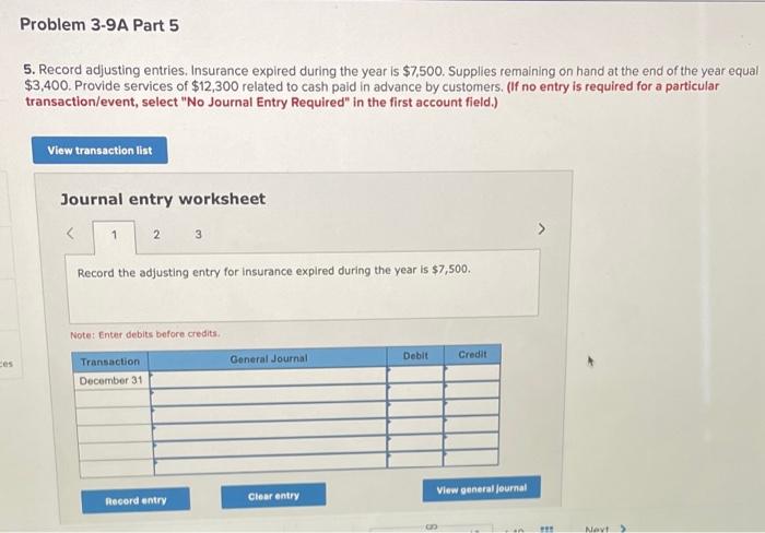 3-4, 3-5, 3-6, 3-7) The general ledger of Zips Storage at January