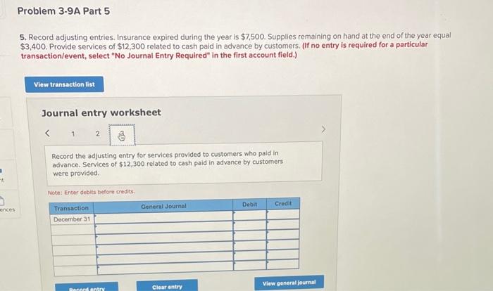 Insurance Land Accounts Payable Deferred Revenue Common Stock Retained Earnings Totals Debits