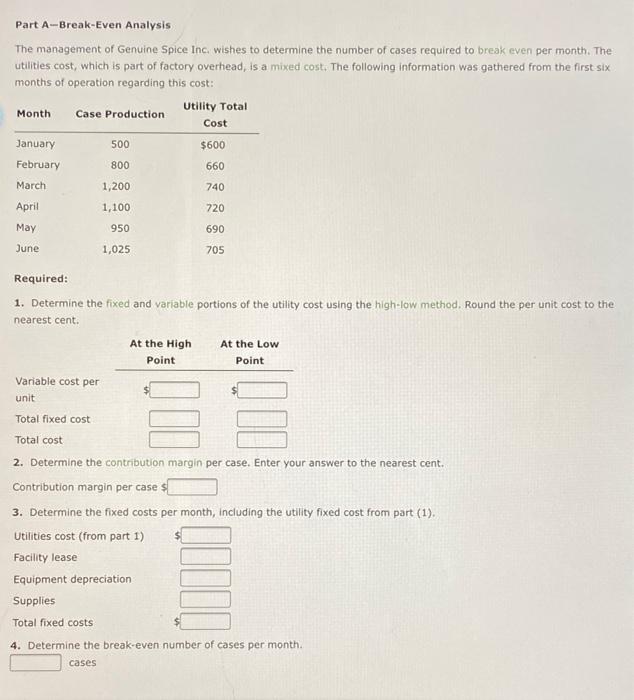 before completing parts B and C Genuine Spice Inc began operations on