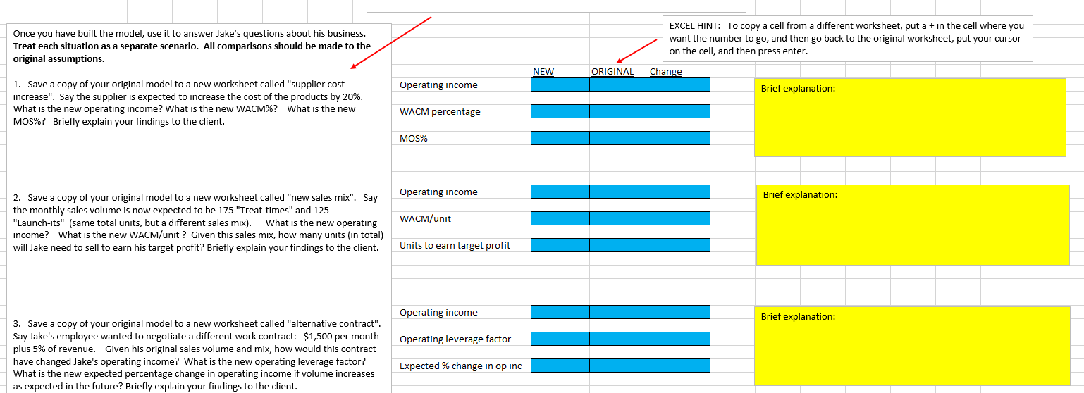 two products: Product 1: "Launch-it"- a tennis ball thrower that will sell