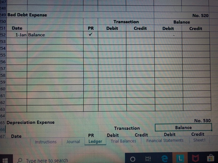 revenue earned from transaction #2 above. 13. The allowance for doubtful accounts