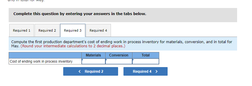 steps carried out in production departments. All of the material that is