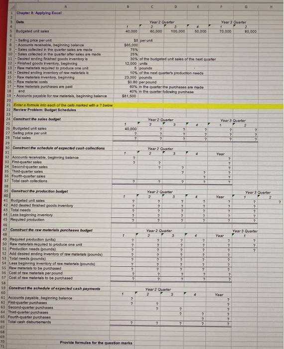  A D E 1 Chapter 1: Amplying Excel 3 40.000 Year