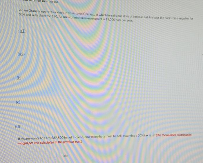  empt in Progress Adam Granger operates a kiosk in downtown Chicago,