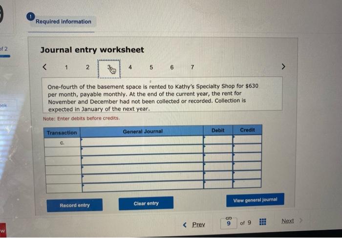 Trotman's Variety Store is completing the accounting process for the current year