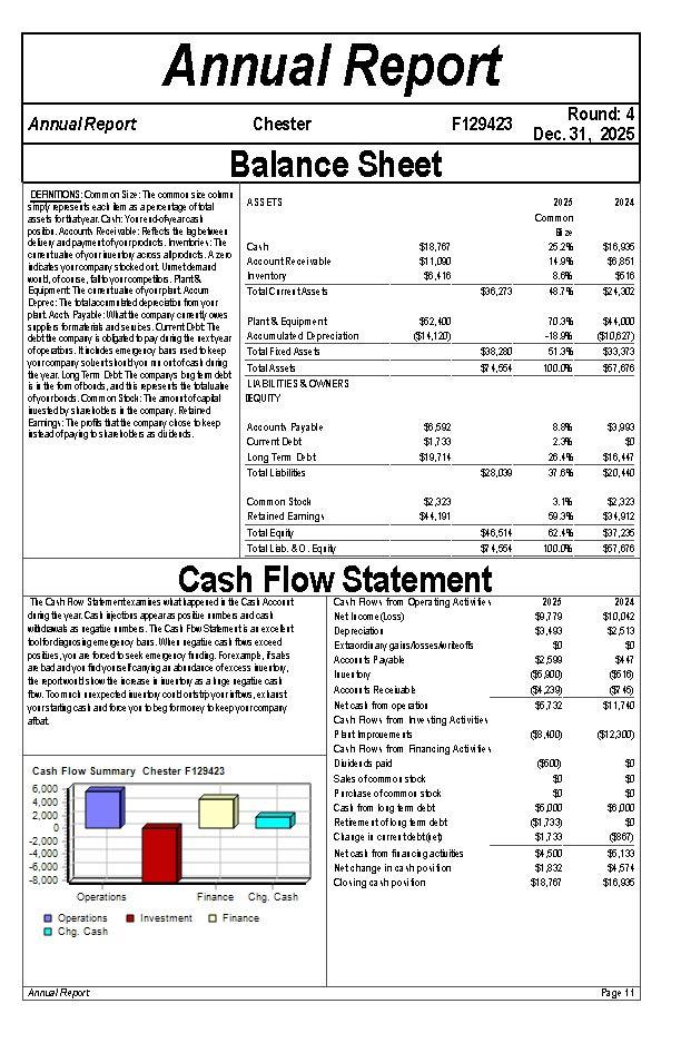 please help me analyze round four for my report, which should include
