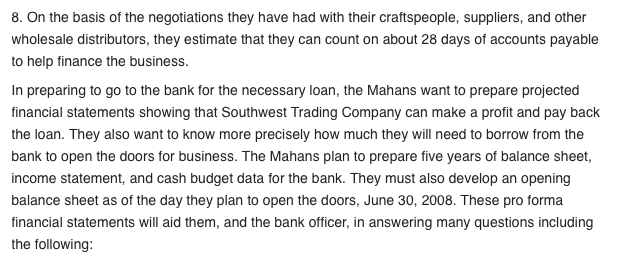 then YE 12/31/08, 12/31/09, 12/31/10, 12/31/11, 12/31/12, & 12/31/13 ***DO INCOME STATEMENT