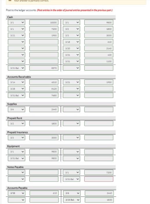 each dropdown box will have a date choice next to it which